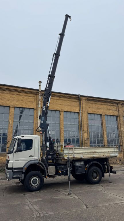 Самосвал, Автоманипулятор Mercedes-Benz AXOR 1828 MEILER HIAB 166 ES KRAN ALLRAD 4X4: фото 13