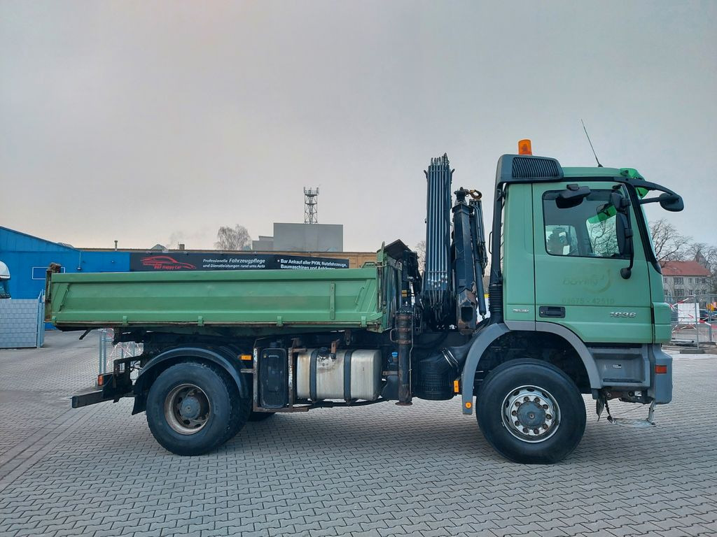 Самосвал, Автоманипулятор Mercedes-Benz Actros 2/3 6-Zyl.1836 ALLRAD 4x4 Dreiseitk: Kran: фото 13