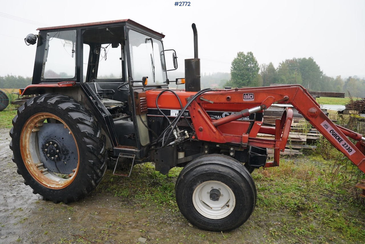 Трактор 1989 Case International 585 XL w/ Quicke Loader: фото 10