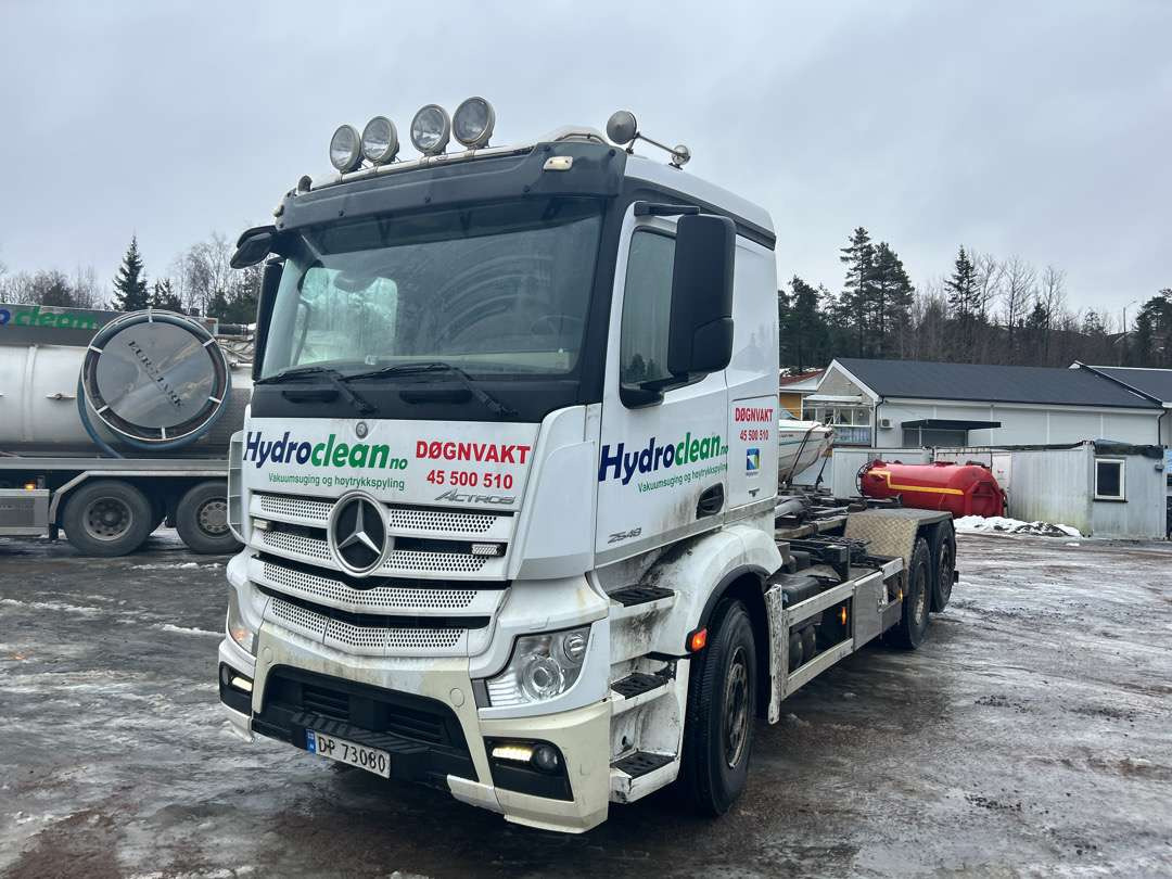 2015 Krokbil Mercedes-Benz ACTOS EU-godkjent Euroklasse 6T - Крюковой мультилифт: фото 1 2015 Krokbil Mercedes-Benz ACTOS EU-godkjent Euroklasse 6T - Крюковой мультилифт: фото 1