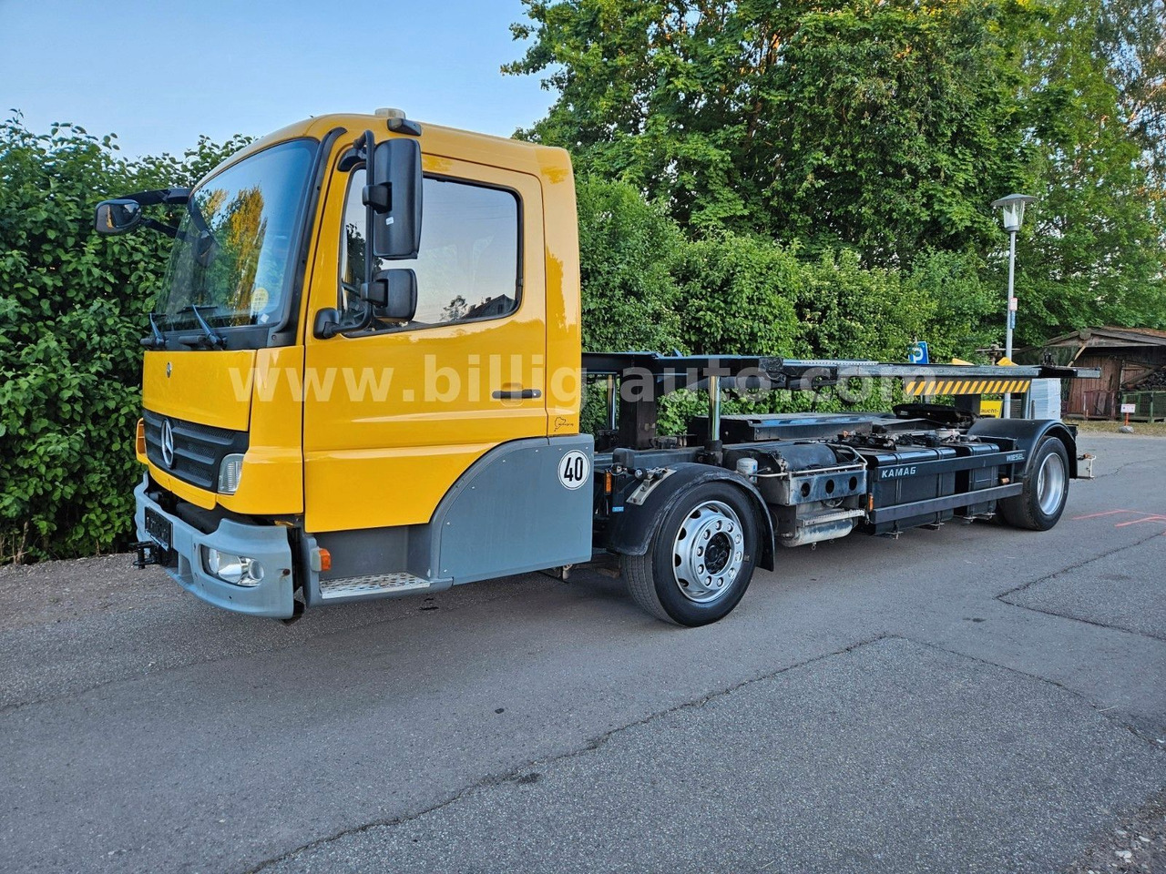 Mercedes-Benz Kamag NUR 9.000Std WBH 25 Wiesel Terberg * - Грузовик-контейнеровоз/ Сменный кузов: фото 1 Mercedes-Benz Kamag NUR 9.000Std WBH 25 Wiesel Terberg * - Грузовик-контейнеровоз/ Сменный кузов: фото 1