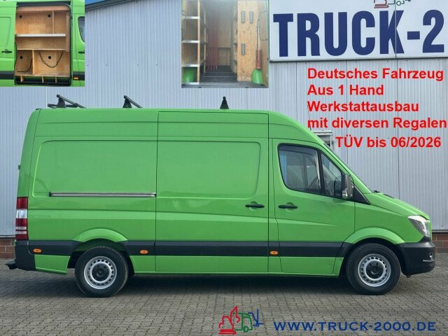 Mercedes-Benz Sprinter 316 Hoch + Lang + Werkstattausbau + AHK - Цельнометаллический фургон: фото 1 Mercedes-Benz Sprinter 316 Hoch + Lang + Werkstattausbau + AHK - Цельнометаллический фургон: фото 1