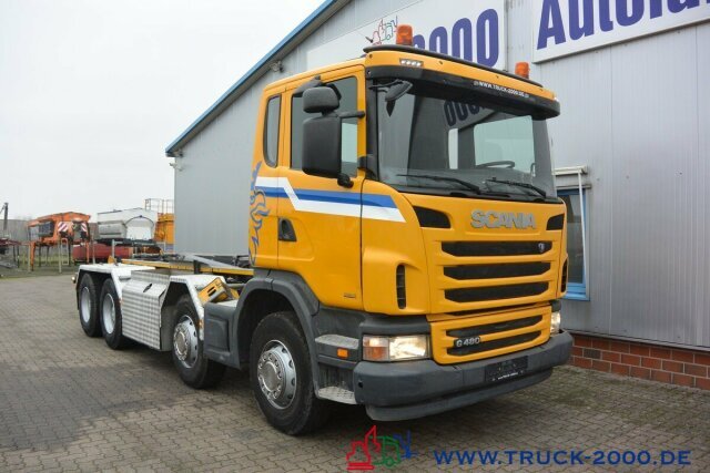 Крюковой мультилифт Scania G 480 8x4 24 T Retarder Deutscher LKW: фото 11