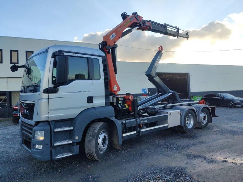 MAN TGS 26.420 ENGINE OVERHAUL!! Container + Palfinger PK16502 - Крюковой мультилифт, Автоманипулятор: фото 1 MAN TGS 26.420 ENGINE OVERHAUL!! Container + Palfinger PK16502 - Крюковой мультилифт, Автоманипулятор: фото 1