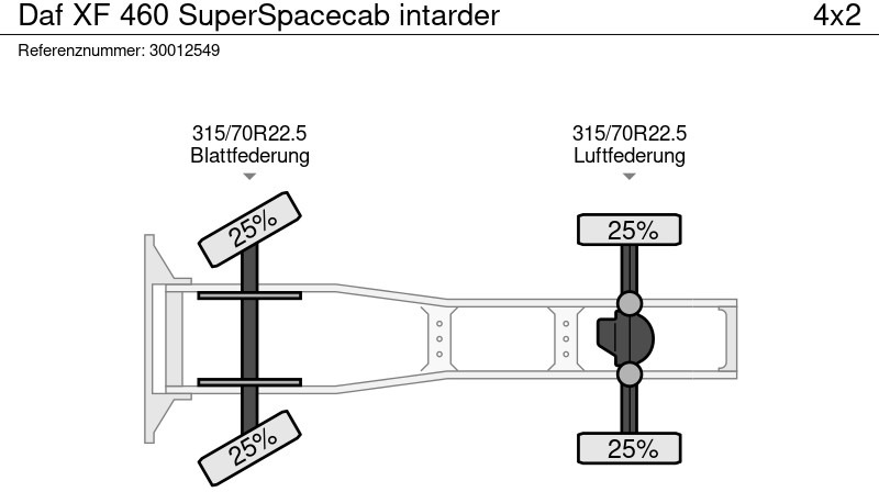 Тягач DAF XF 460 SuperSpacecab intarder: фото 14