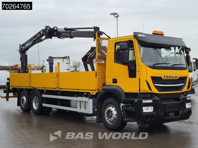 Грузовик бортовой/ Платформа, Автоманипулятор Iveco Stralis 310 6X2 RHD! Lift+Lenkachse Atlas 135.2VE-A11 Kran Crane Euro 6: фото 10