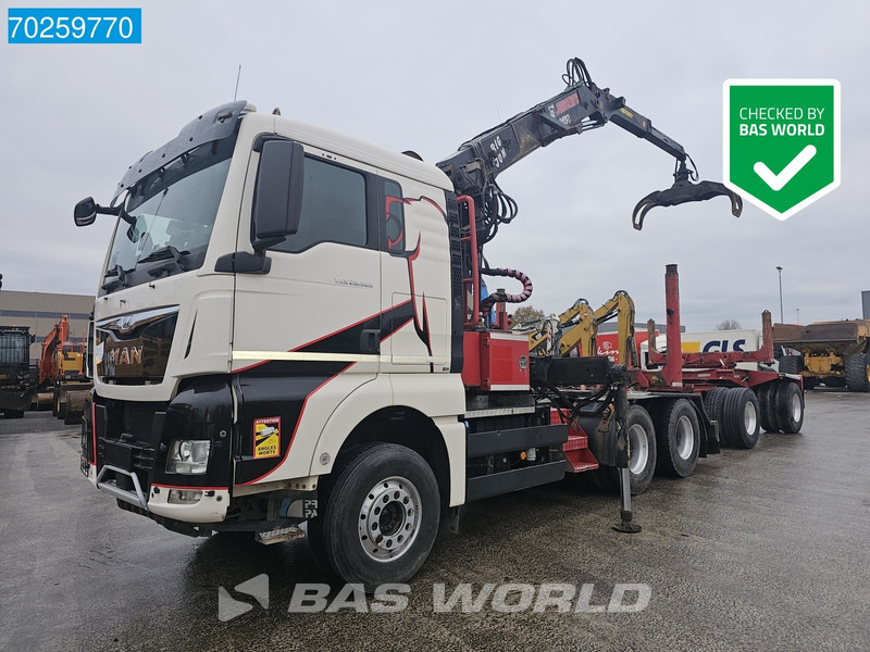 MAN TGX 26.580 6X4 Jonsered 2490 HolzKran Retarder Hiab Crane Big-Axle XL - Лесовоз, Автоманипулятор: фото 1 MAN TGX 26.580 6X4 Jonsered 2490 HolzKran Retarder Hiab Crane Big-Axle XL - Лесовоз, Автоманипулятор: фото 1