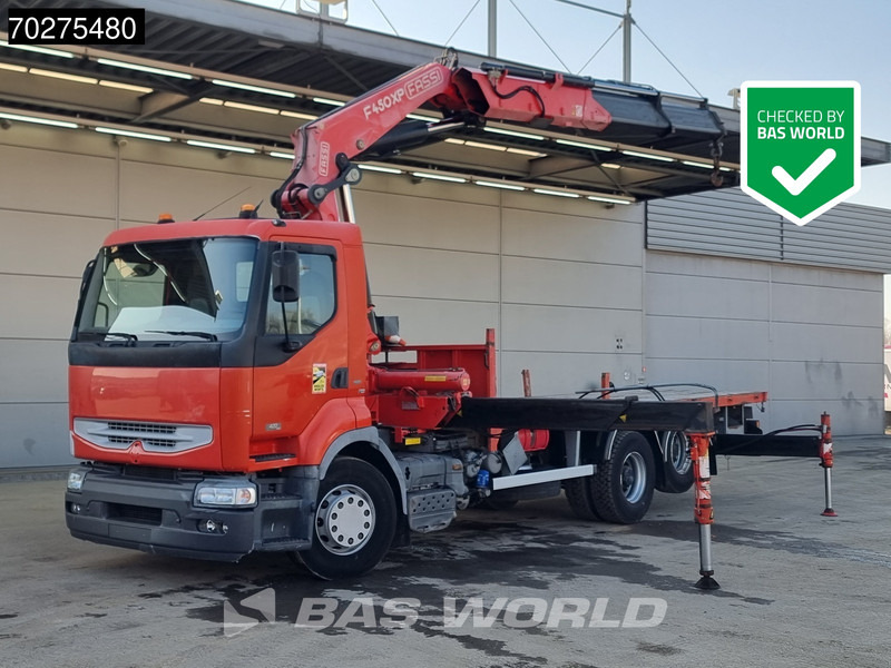 Renault Premium 420 6X2 Fassi F450AXP.22 Kran Crane Lift-axle Manual Euro 3 - Грузовик бортовой/ Платформа, Автоманипулятор: фото 1 Renault Premium 420 6X2 Fassi F450AXP.22 Kran Crane Lift-axle Manual Euro 3 - Грузовик бортовой/ Платформа, Автоманипулятор: фото 1