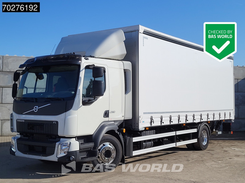 Volvo FL 280 4X2 NEW! 16tons Manual Ladebordwand PTO Alcoa's Euro 6 - Тентованный грузовик: фото 1 Volvo FL 280 4X2 NEW! 16tons Manual Ladebordwand PTO Alcoa's Euro 6 - Тентованный грузовик: фото 1