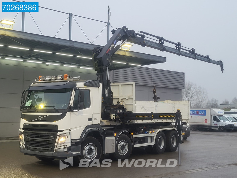 Volvo FM 410 8X4 211EP-5 HIDUO Kran Crane Steel suspension VEB Euro 6 - Крюковой мультилифт, Автоманипулятор: фото 1 Volvo FM 410 8X4 211EP-5 HIDUO Kran Crane Steel suspension VEB Euro 6 - Крюковой мультилифт, Автоманипулятор: фото 1