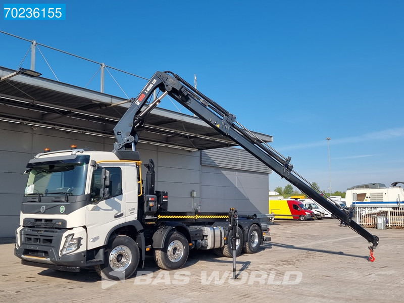 Новый Крюковой мультилифт, Автоманипулятор Volvo FMX 500 8X4 2024 registration HIAB X-HiDuo 228 E-6 Kran + 25t Hook Euro 6: фото 9