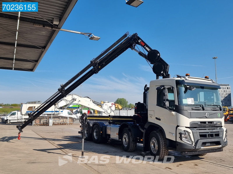 Новый Крюковой мультилифт, Автоманипулятор Volvo FMX 500 8X4 2024 registration HIAB X-HiDuo 228 E-6 Kran + 25t Hook Euro 6: фото 11