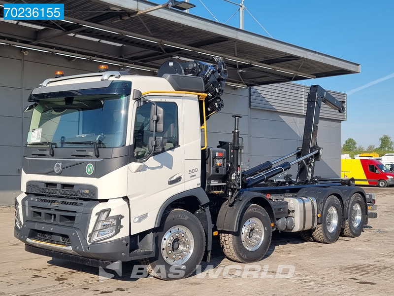 Новый Крюковой мультилифт, Автоманипулятор Volvo FMX 500 8X4 2024 registration HIAB X-HiDuo 228 E-6 Kran + 25t Hook Euro 6: фото 7