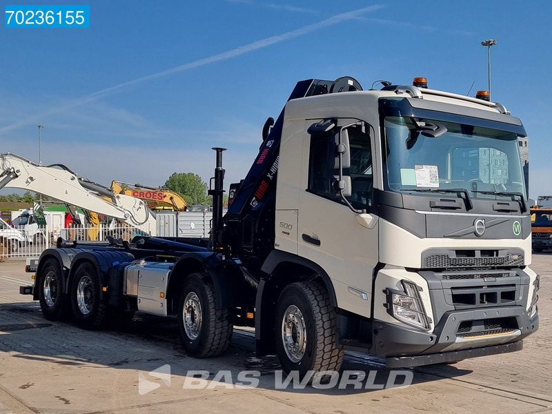 Новый Крюковой мультилифт, Автоманипулятор Volvo FMX 500 8X4 2024 registration HIAB X-HiDuo 228 E-6 Kran + 25t Hook Euro 6: фото 16