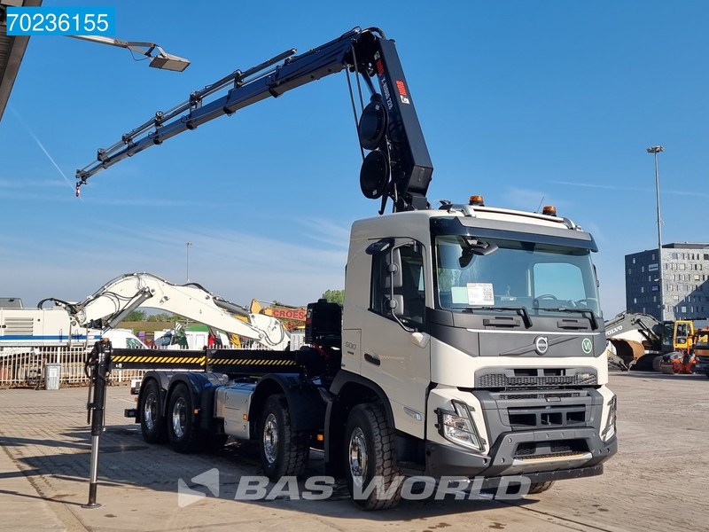 Новый Крюковой мультилифт, Автоманипулятор Volvo FMX 500 8X4 2024 registration HIAB X-HiDuo 228 E-6 Kran + 25t Hook Euro 6: фото 13