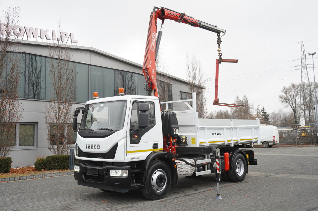 IVECO Eurocargo 160-250 E6/ Fassi crane / 3-sided tipper / mileage 47 thousand. km! в лизинг IVECO Eurocargo 160-250 E6/ Fassi crane / 3-sided tipper / mileage 47 thousand. km!: фото 15