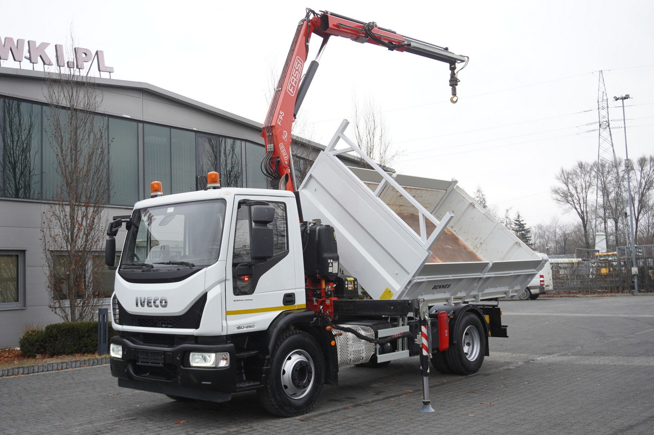 IVECO Eurocargo 160-250 E6/ Fassi crane / 3-sided tipper / mileage 47 thousand. km! в лизинг IVECO Eurocargo 160-250 E6/ Fassi crane / 3-sided tipper / mileage 47 thousand. km!: фото 20