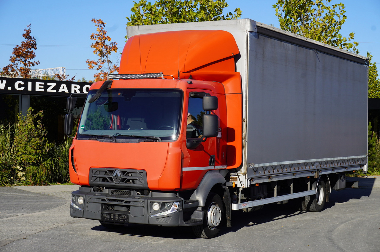 RENAULT Midlum 12.245 / dropside / sleeper / 18 pallets - Тентованный грузовик: фото 1 RENAULT Midlum 12.245 / dropside / sleeper / 18 pallets - Тентованный грузовик: фото 1