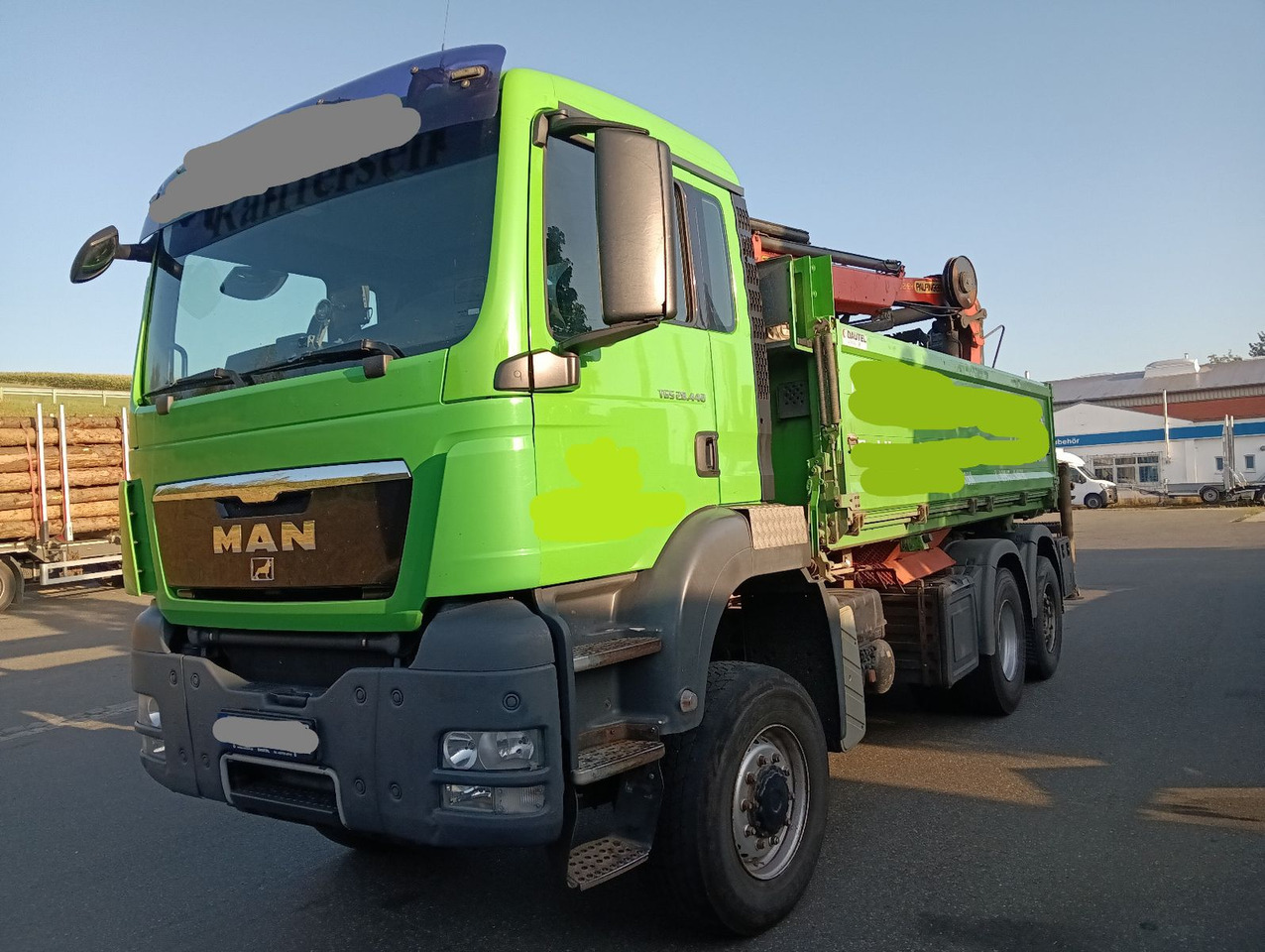 MAN TGS 28:440 4x4/2 ALLRAD/Lenk PK18002EH+DAUTEL 2S - Самосвал, Автоманипулятор: фото 1 MAN TGS 28:440 4x4/2 ALLRAD/Lenk PK18002EH+DAUTEL 2S - Самосвал, Автоманипулятор: фото 1