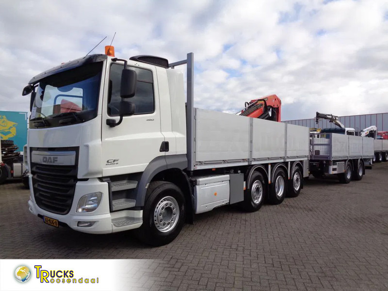 DAF CF 460 Combi Pacton MXD220 + 8X2 + Manual + Euro 6 + Palfinger PK 18500 - Грузовик бортовой/ Платформа, Автоманипулятор: фото 1 DAF CF 460 Combi Pacton MXD220 + 8X2 + Manual + Euro 6 + Palfinger PK 18500 - Грузовик бортовой/ Платформа, Автоманипулятор: фото 1