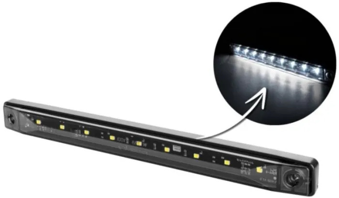 LAMPA OBRYSOWA PRZEDNIA (LED) BIAŁA 12/24V UNIWERSALNA - Свет/ Освещение для Грузовиков: фото 1 LAMPA OBRYSOWA PRZEDNIA (LED) BIAŁA 12/24V UNIWERSALNA - Свет/ Освещение для Грузовиков: фото 1