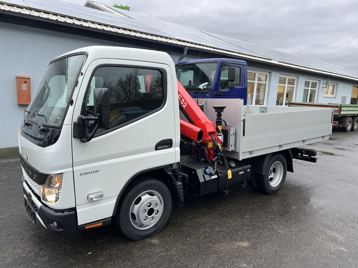 Новый Автоманипулятор, Грузовик бортовой/ Платформа FUSO 3S15 Alu Pritsche 2.80m Ladekran Funk!: фото 10