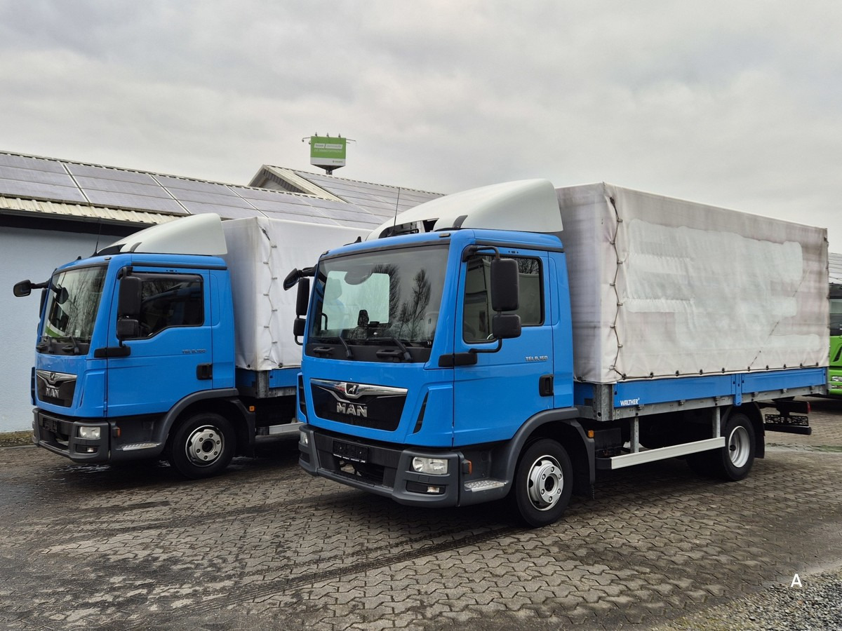 MAN TGL 8.160 BL Aut. Pritsche Plane AHK - Тентованный фургон: фото 1 MAN TGL 8.160 BL Aut. Pritsche Plane AHK - Тентованный фургон: фото 1