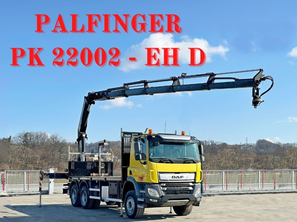 DAF CF 450 * PK 22002 - EH D + FUNK * 6x4 * TOP - Автоманипулятор, Грузовик бортовой/ Платформа: фото 1 DAF CF 450 * PK 22002 - EH D + FUNK * 6x4 * TOP - Автоманипулятор, Грузовик бортовой/ Платформа: фото 1