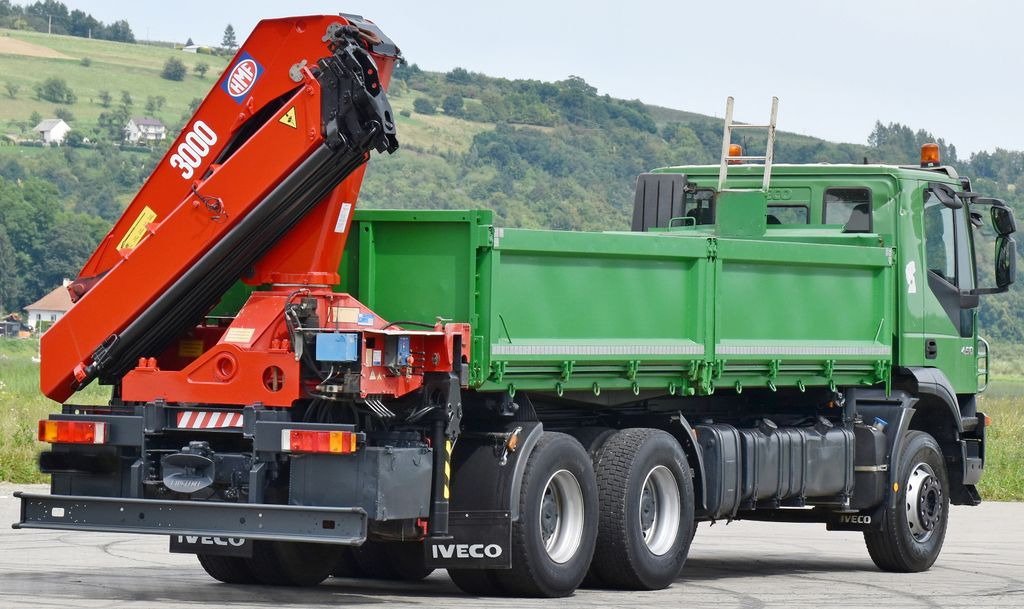 Самосвал, Автоманипулятор Iveco TRAKKER 450 * KRAN + FUNK * 6x4: фото 7