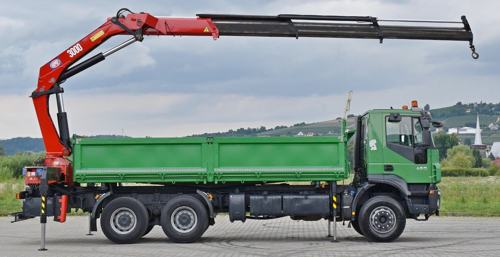 Самосвал, Автоманипулятор Iveco TRAKKER 450 * KRAN + FUNK * 6x4: фото 6