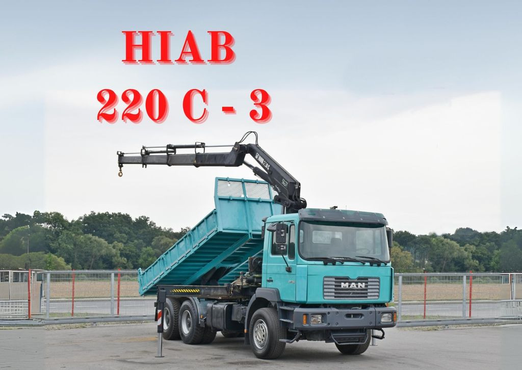 MAN 27-314 * HIAB 220 C - 3 + FUNK * 6x4 - Автоманипулятор, Самосвал: фото 1 MAN 27-314 * HIAB 220 C - 3 + FUNK * 6x4 - Автоманипулятор, Самосвал: фото 1