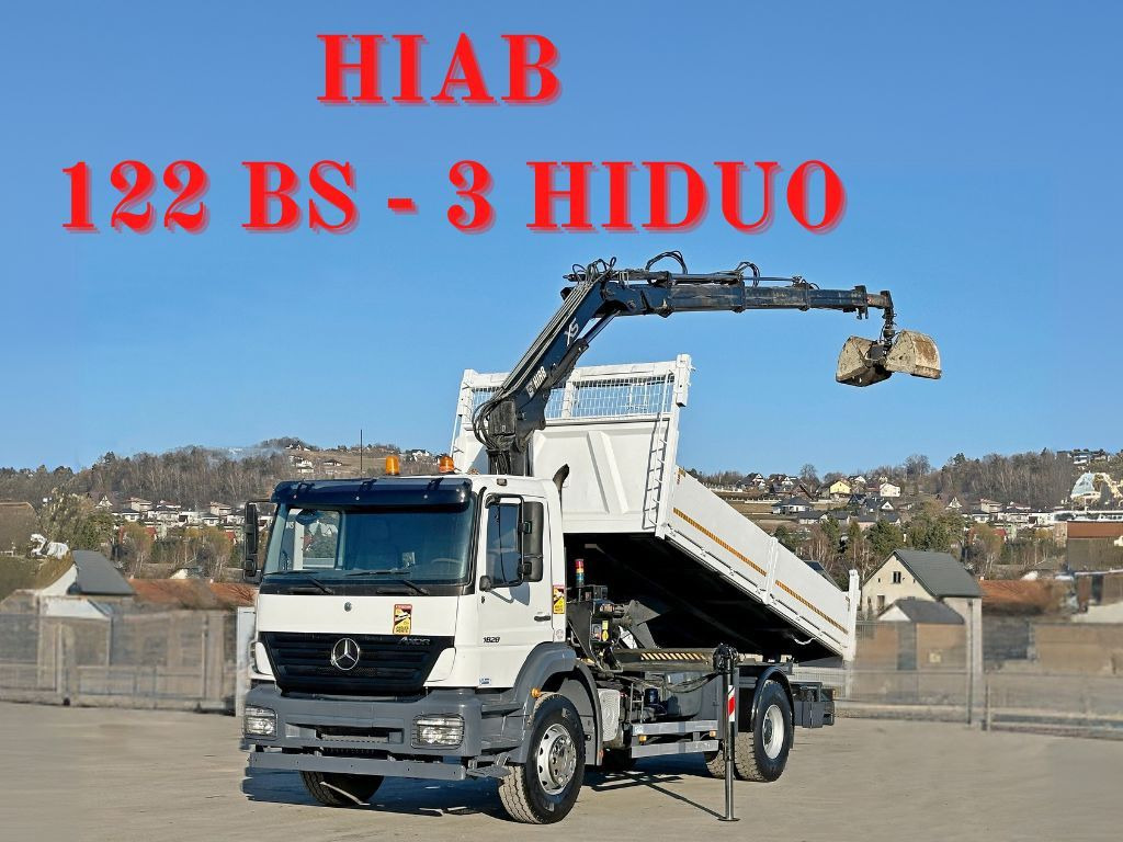Mercedes-Benz AXOR 1828*HIAB 122 BS-3 HIDUO + FUNK *TOPZUSTAND - Автоманипулятор, Самосвал: фото 1 Mercedes-Benz AXOR 1828*HIAB 122 BS-3 HIDUO + FUNK *TOPZUSTAND - Автоманипулятор, Самосвал: фото 1
