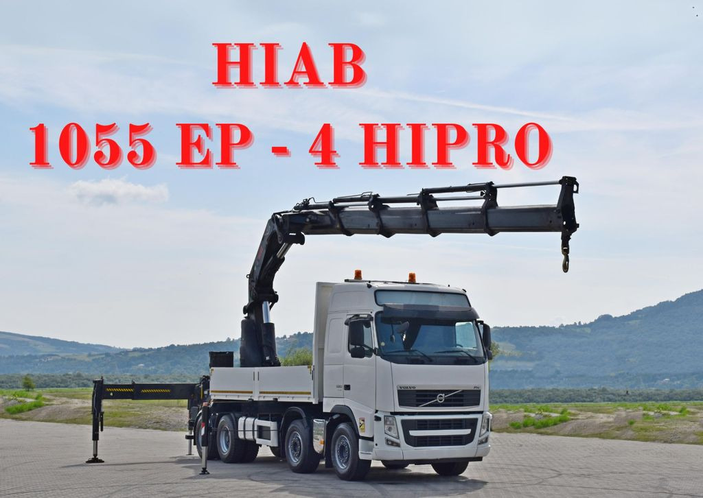 Volvo FH 520 * HIAB 1055 EP - 4 HIPRO/FUNK * 8x4 - Автоманипулятор, Грузовик бортовой/ Платформа: фото 1 Volvo FH 520 * HIAB 1055 EP - 4 HIPRO/FUNK * 8x4 - Автоманипулятор, Грузовик бортовой/ Платформа: фото 1