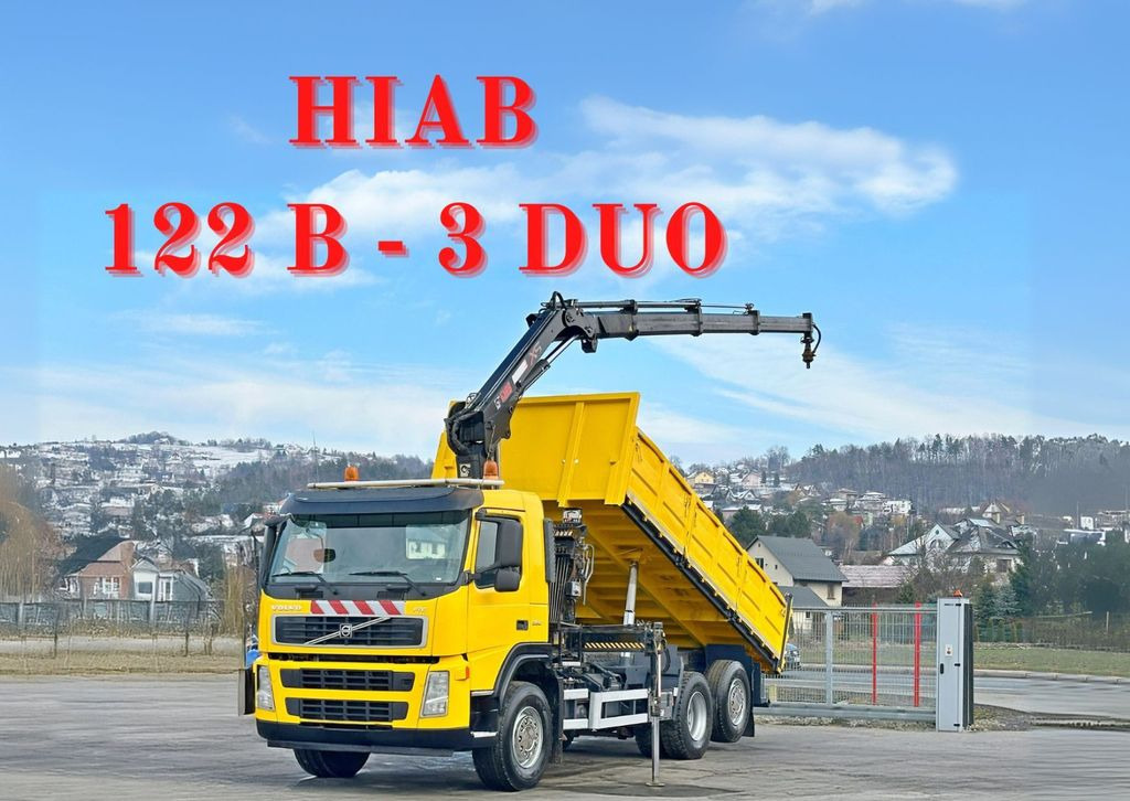 Volvo FM 330 Kipper 5,50m*HIAB 122 B -3 DUO*TOPZUSTAND - Автоманипулятор, Самосвал: фото 1 Volvo FM 330 Kipper 5,50m*HIAB 122 B -3 DUO*TOPZUSTAND - Автоманипулятор, Самосвал: фото 1