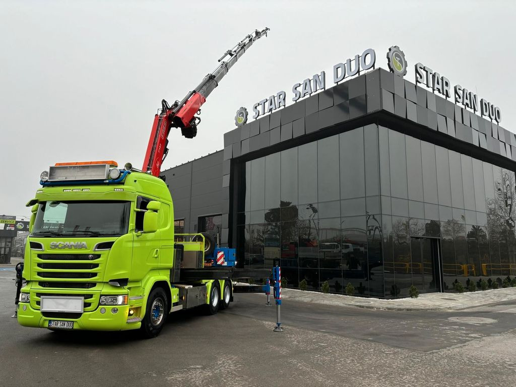 Автоманипулятор, Тягач Scania R 520 6x2 FASSI 485 EURO 6 Crane Kran: фото 1