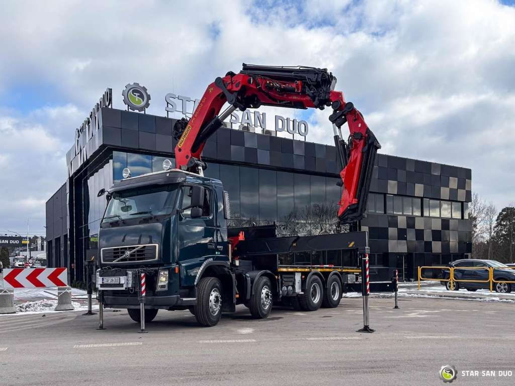 Автоманипулятор, Грузовик бортовой/ Платформа Volvo  FH 13 8x4 PALFINGER PK 65002 (2015 ) FLY JIB: фото 8