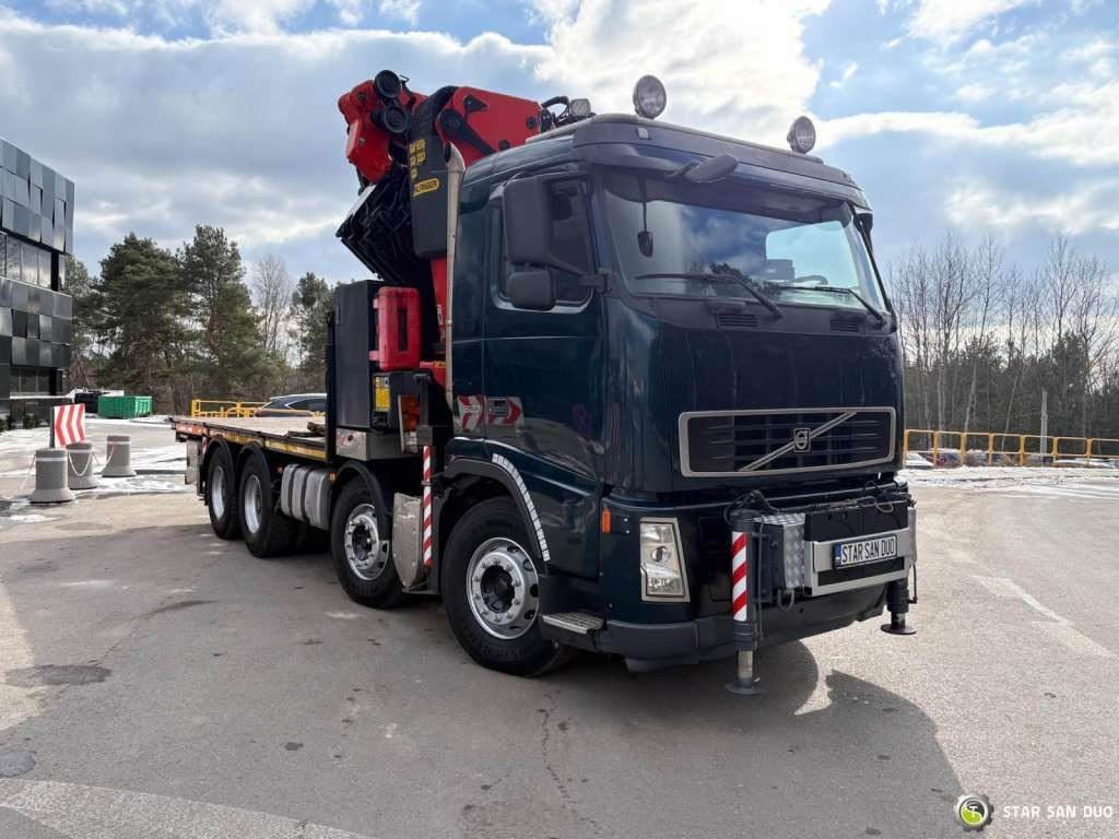 Автоманипулятор, Грузовик бортовой/ Платформа Volvo  FH 13 8x4 PALFINGER PK 65002 (2015 ) FLY JIB: фото 14