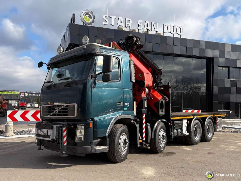 Автоманипулятор, Грузовик бортовой/ Платформа Volvo  FH 13 8x4 PALFINGER PK 65002 (2015 ) FLY JIB: фото 12