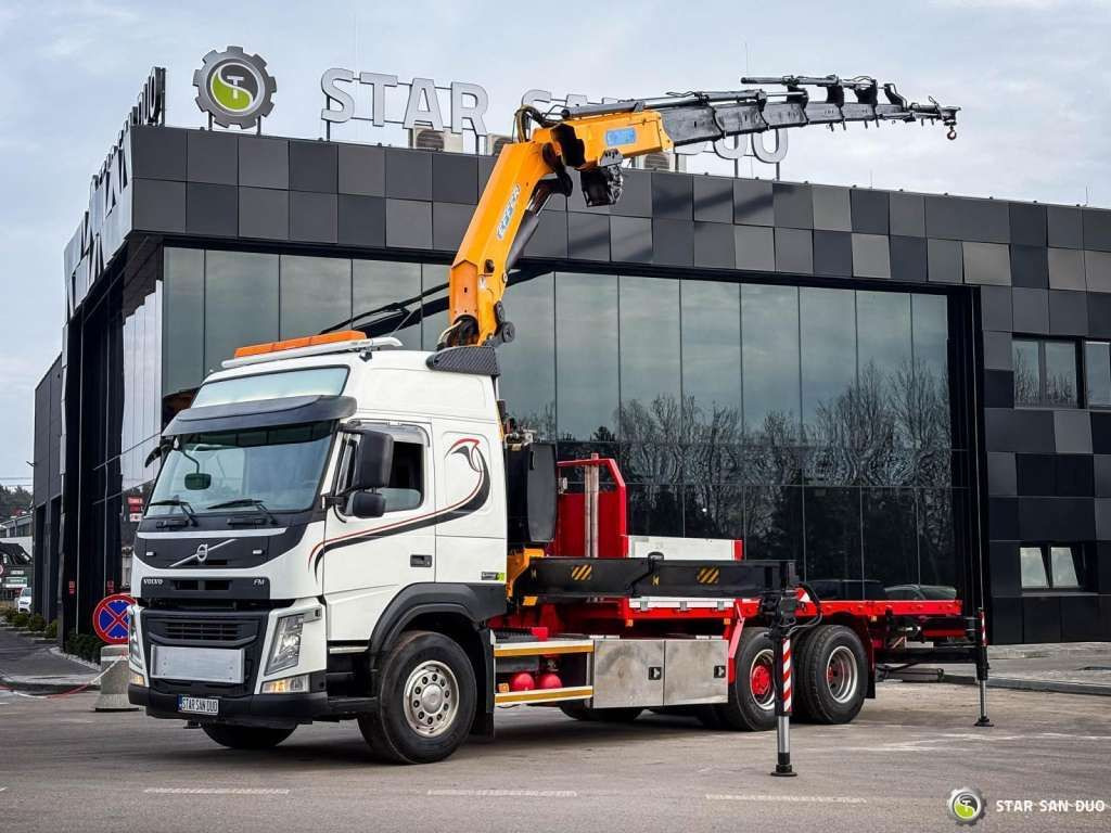 Volvo FM 450 6x2 EFFER 395/8S Euro 6 Crane Winch - Автоманипулятор, Грузовик бортовой/ Платформа: фото 1 Volvo FM 450 6x2 EFFER 395/8S Euro 6 Crane Winch - Автоманипулятор, Грузовик бортовой/ Платформа: фото 1