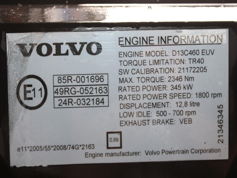 Volvo FH D13C 21346345 - Двигатель для Грузовиков: фото 1 Volvo FH D13C 21346345 - Двигатель для Грузовиков: фото 1